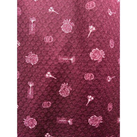 Patagonia Capilene Midweight Baselayer Bottoms Recycld Polyester Maroon Print XL - Picture 6 of 7